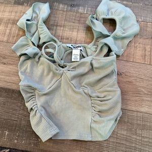 Brand new RSQ tank top. Light blue